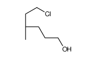 (4S)-6-chloro-4-methylhexan-1-ol结构式