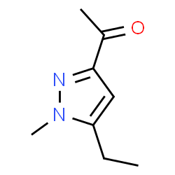Ethanone, 1-(5-ethyl-1-methyl-1H-pyrazol-3-yl)- (9CI) Structure