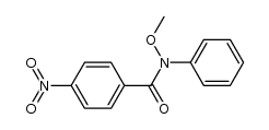 N-methoxy-4-nitro-N-phenylbenzamide Structure