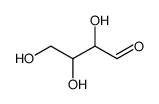 (2R,3R)-2,3,4-trihydroxybutanal结构式