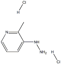 3-Hydrazinyl-2-methylpyridineDihydrochloride结构式