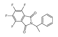 4,5,6,7-tetrafluoro-2-[(1R)-1-phenylethyl]isoindole-1,3-dione Structure