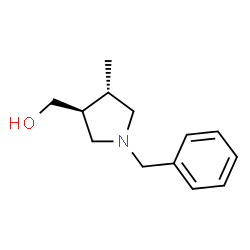 trans-1-Benzyl-4-methylpyrrolidine-3-methanol Structure