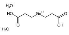 bis(2-carboxyethyl)germanium,dihydrate Structure