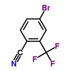 4-Bromo-2-(trifluoromethyl)benzonitrile structure