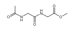 acetyl glycyl glycyne methyl ester Structure