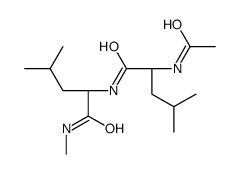 (2S)-2-acetamido-4-methyl-N-[(2S)-4-methyl-1-(methylamino)-1-oxopentan-2-yl]pentanamide Structure