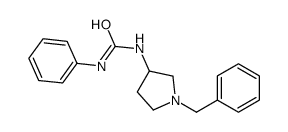 1-(1-benzylpyrrolidin-3-yl)-3-phenylurea Structure
