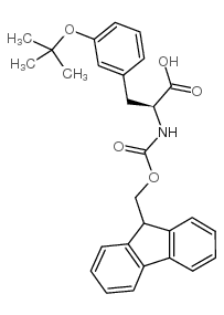 (S)-Fmoc-Meta-Tyrosine O-Tert-Butyl Ether结构式