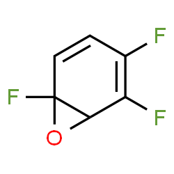 7-Oxabicyclo[4.1.0]hepta-2,4-diene,1,4,5-trifluoro-(9CI) Structure