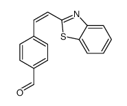 4-[2-(1,3-benzothiazol-2-yl)ethenyl]benzaldehyde结构式