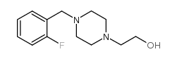 2-[4-(2-氟苄基)哌嗪]-1-乙醇结构式