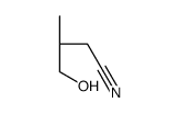 (3R)-4-hydroxy-3-methylbutanenitrile结构式