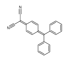 2-(4-benzhydrylidenecyclohexa-2,5-dien-1-ylidene)propanedinitrile结构式