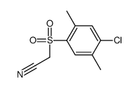 2-(4-chloro-2,5-dimethylphenyl)sulfonylacetonitrile Structure