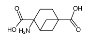 Bicyclo[3.1.1]heptane-1,4-dicarboxylic acid, 4-amino- (9CI) Structure