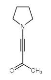 3-Butyn-2-one,4-(1-pyrrolidinyl)-结构式