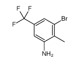 3-AMINO-5-BROMO-4-METHYLBENZOTRIFLUORIDE structure