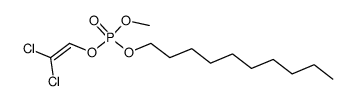 phosphoric acid decyl ester 2,2-dichloro-vinyl ester methyl ester结构式