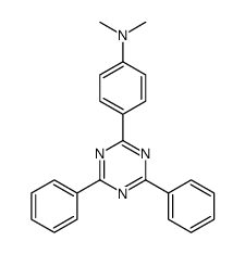 4-(4,6-diphenyl-1,3,5-triazin-2-yl)-N,N-dimethylaniline结构式