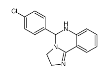 5-(4-chlorophenyl)-2,3,5,6-tetrahydroimidazo[1,2-c]quinazoline Structure