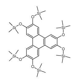 2,3,6,7,10,11-hexakis((trimethylsilyl)oxy)triphenylene结构式
