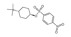 trans-4-tert.-Butyl-cyclohexyl-p-nitrobenzolsulfonat Structure