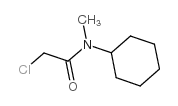2-氯-N-环己基-N-甲基乙酰胺结构式