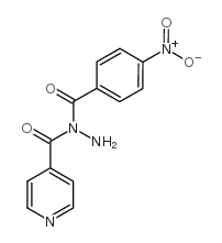 1-[4-NITROBENZOYL]-4-CARBOXYPYRIDYLHYDRAZIDE structure