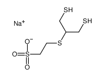 sodium,2-[1,3-bis(sulfanyl)propan-2-ylsulfanyl]ethanesulfonate Structure