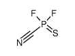 Cyanodifluorophosphine sulfide结构式