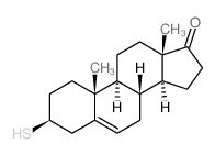 Androst-5-en-17-one,3-mercapto-, (3b)-(9CI)结构式