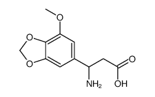 3-AMINO-3-(4-METHOXY-BENZO[1,3]DIOXOL-6-YL)-PROPIONIC ACID Structure