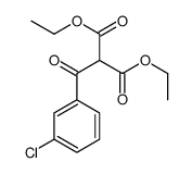 diethyl 2-(3-chlorobenzoyl)propanedioate Structure