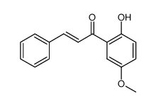 (E)-1-(2-hydroxy-5-methoxyphenyl)-3-phenylprop-2-en-1-one Structure