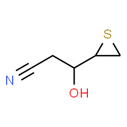 1-Cyano-2-hydroxy-3,4-epithiobutane结构式