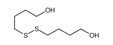 4-(4-hydroxybutyldisulfanyl)butan-1-ol结构式