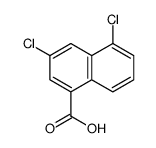 3,5-Dichloro-1-naphthoic acid结构式