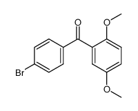 2,5-dimethoxy-1-(4'-bromobenzoyl)benzene Structure