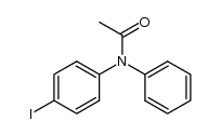 N-(4-iodophenyl)-N-phenylacetamide Structure