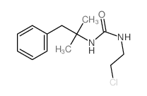 Urea,N-(2-chloroethyl)-N'-(1,1-dimethyl-2-phenylethyl)- structure