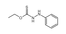 3-phenyl-thiocarbazic acid O-ethyl ester Structure