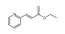 ethyl trans-3-(pyridin-2-yl)acrylate Structure