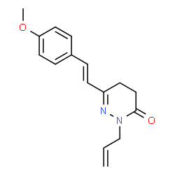 2-ALLYL-6-(4-METHOXYSTYRYL)-4,5-DIHYDRO-3(2H)-PYRIDAZINONE picture