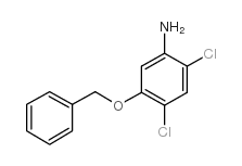 2,4-dichloro-5-phenylmethoxyaniline Structure
