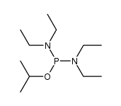 isopropyl ester of tetraethyldiamidophosphorus acid Structure