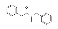 N-benzyl-N-methyl-2-phenylacetamide Structure