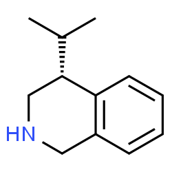 Isoquinoline, 1,2,3,4-tetrahydro-4-(1-methylethyl)-, (4R)- (9CI) structure