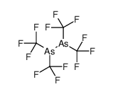 bis(trifluoromethyl)arsanyl-bis(trifluoromethyl)arsane Structure