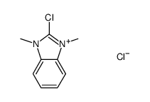 2-氯-1,3-二甲基-1H-苯并咪唑-3-鎓氯化物结构式